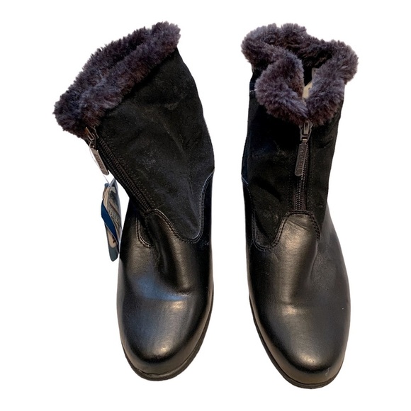 NEW KHOMBU Maple Zip Patent Leather Winter Boots - Picture 2 of 8